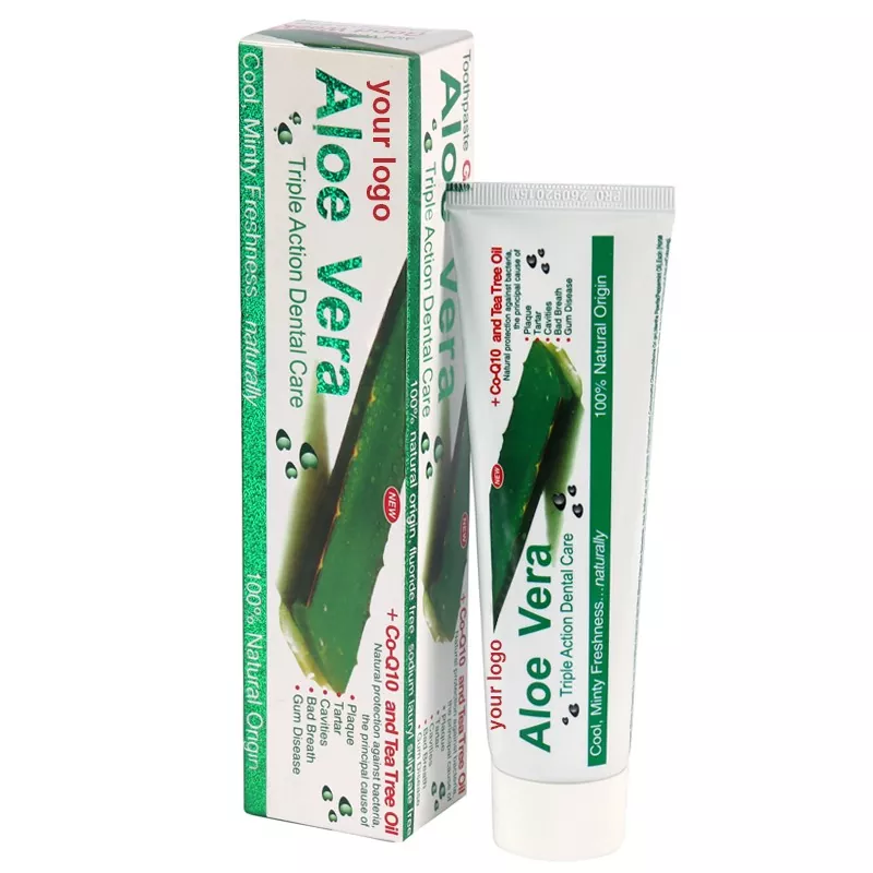 Ziołowa pasta do zębów z aloesem